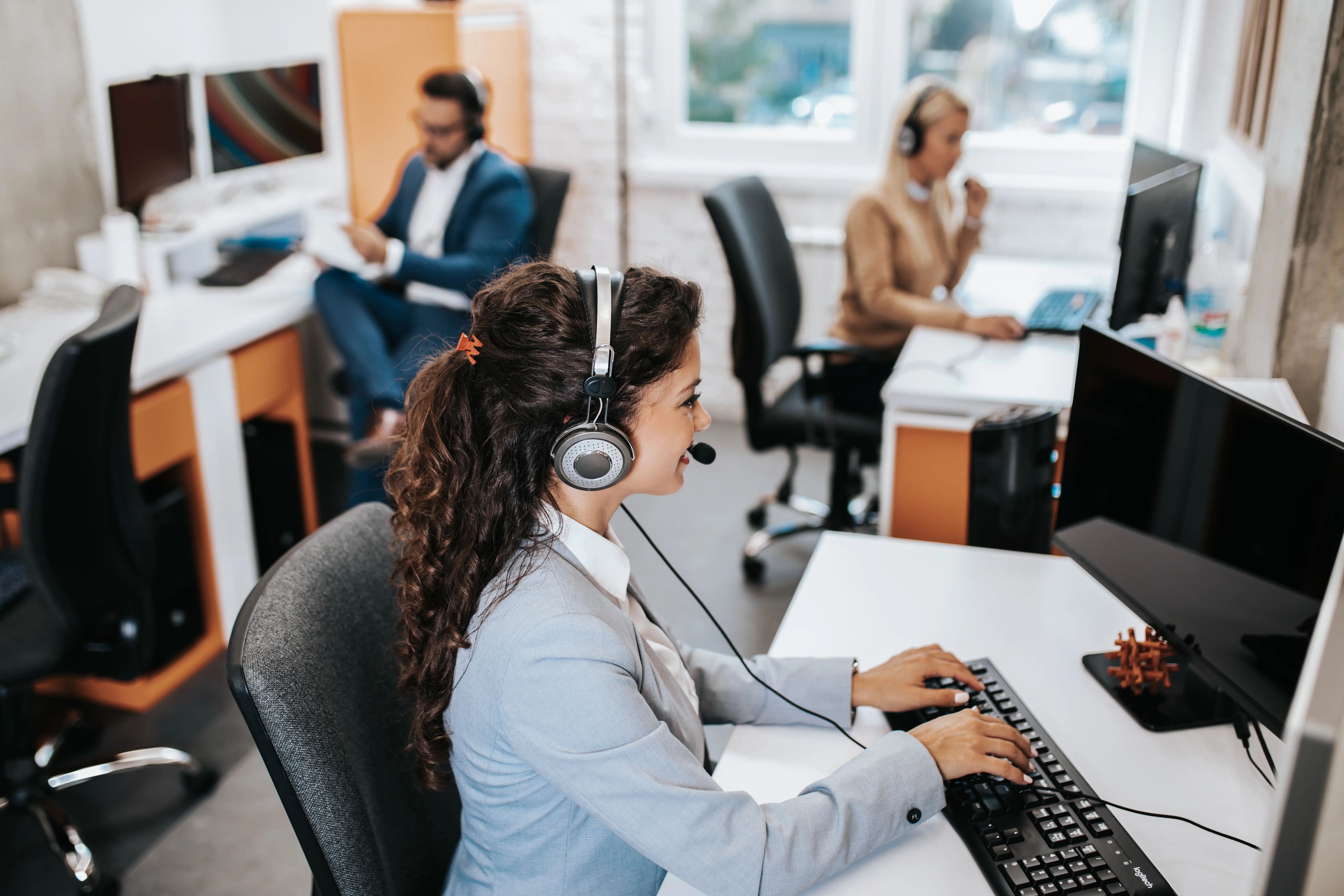 Recruitment consultant supporting a care professional
